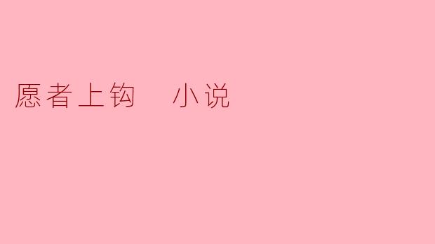 愿者上钩 小说